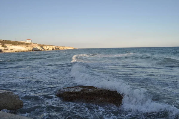 Kıbrıs Güzel Agios Georgios Alamanou Beach Limassol — Stok fotoğraf