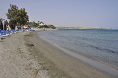  Kıbrıs 'ta güzel Governor 's Beach Limassol