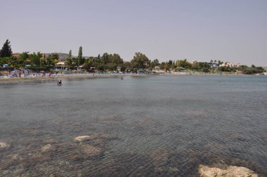  Kıbrıs 'ta güzel Governor 's Beach Limassol