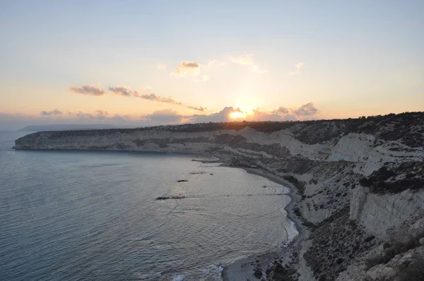 Der Schöne Zapallo Bay Episkopi Beach Limassol Zypern — Stockfoto