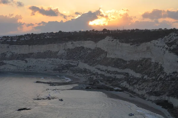 Der Schöne Zapallo Bay Episkopi Beach Limassol Zypern — Stockfoto