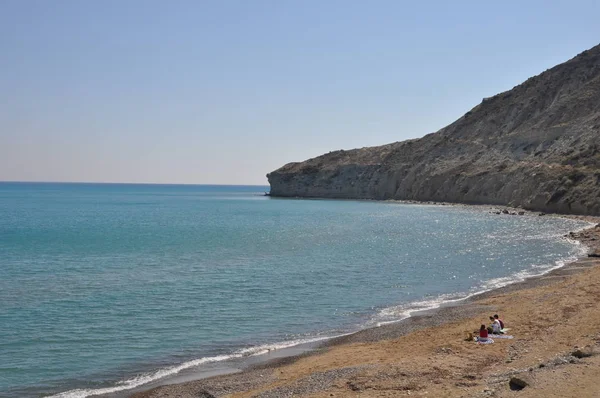 Hermosa Playa Pisjalá Chipre —  Fotos de Stock