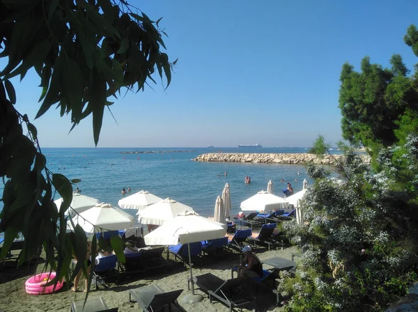 Royal Apollonia Beach Limassol Chipre — Fotografia de Stock