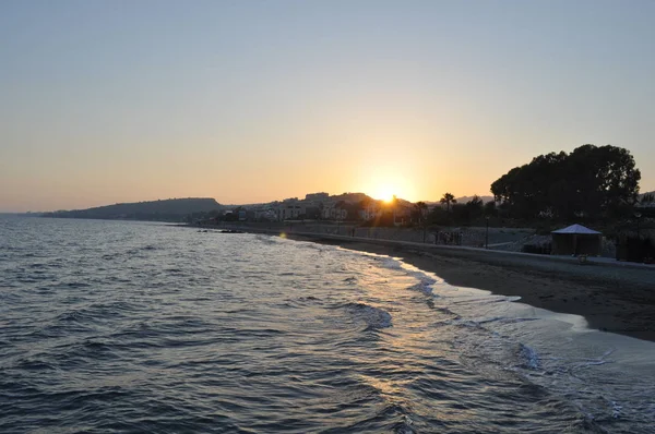 Hermosa Playa San Rafael Limassol Chipre — Foto de Stock