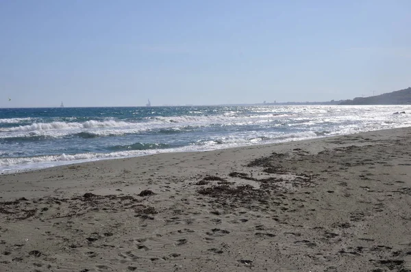Красиві Raphael Пляж Лімассол Кіпрі — стокове фото