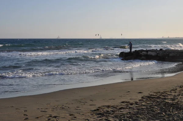 Indah Raphael Beach Limassol Siprus — Stok Foto