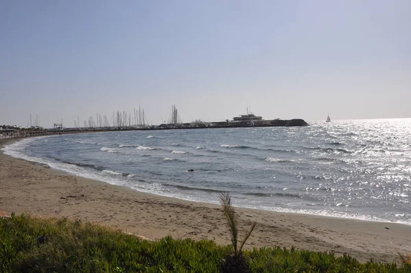 Bela Raphael Beach Limassol Chipre — Fotografia de Stock