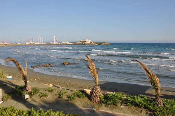 Krásné Raphael Beach Limassol Kypru — Stock fotografie