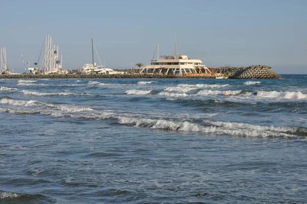 Hermosa Playa San Rafael Limassol Chipre —  Fotos de Stock