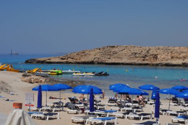 Vathia Gonia Beach in Agia Napa, Kıbrıs