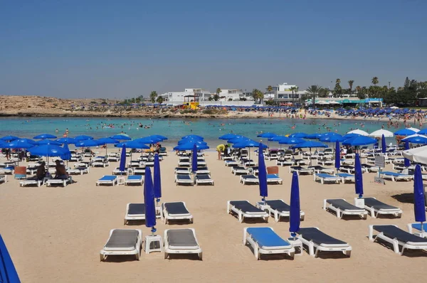 Vathia Gonia Beach Agia Faba Cyprus — стоковое фото