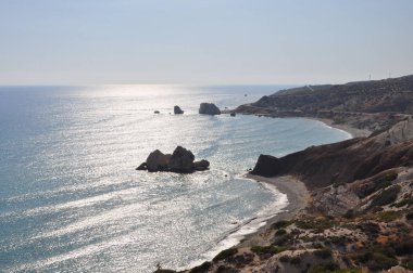 Güzel Petra tou Romiou Beach Pafos Kıbrıs