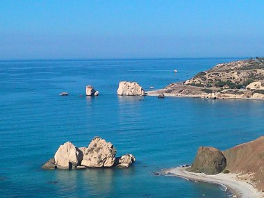 Güzel Petra tou Romiou Beach Pafos Kıbrıs