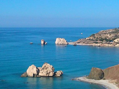 Güzel Petra tou Romiou Beach Pafos Kıbrıs