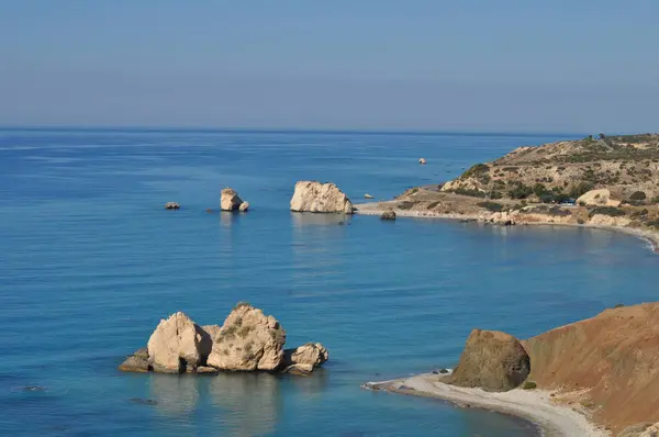 Hermosa Petra Tou Romiou Beach Pafos Chipre —  Fotos de Stock