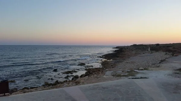 Gyönyörű Kikötő Régi Kastély Pafos Ciprus — Stock Fotó