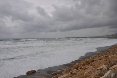 Güzel liman eski, kale Pafos Kıbrıs