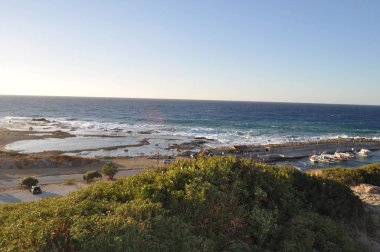 Güzel Agios Georgios Beach Pafos Kıbrıs