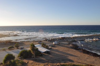 Güzel Agios Georgios Beach Pafos Kıbrıs