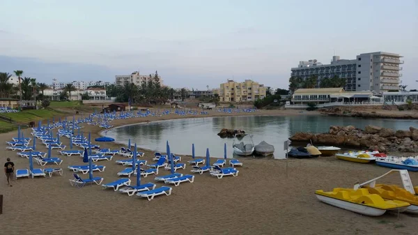 Het Mooie Pernera Beach Protaras Cyprus — Stockfoto