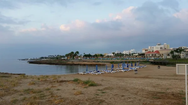 Het Mooie Pernera Beach Protaras Cyprus — Stockfoto