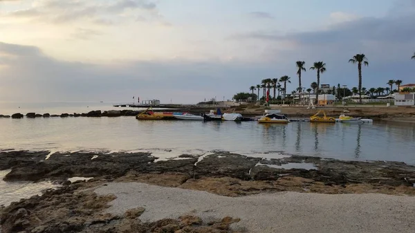 Die Schönen Pernera Beach Protaras Zypern — Stockfoto