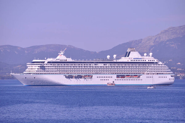 The beautiful Cruise Ship travel 