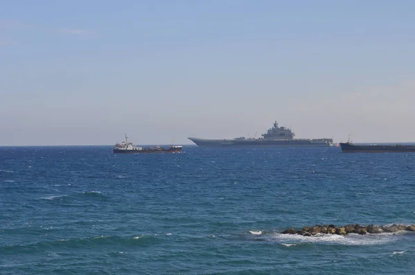 Beautiful Warship Sea — Stock Photo, Image