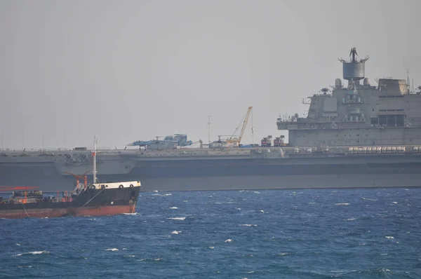 Beautiful Warship Sea — Stock Photo, Image