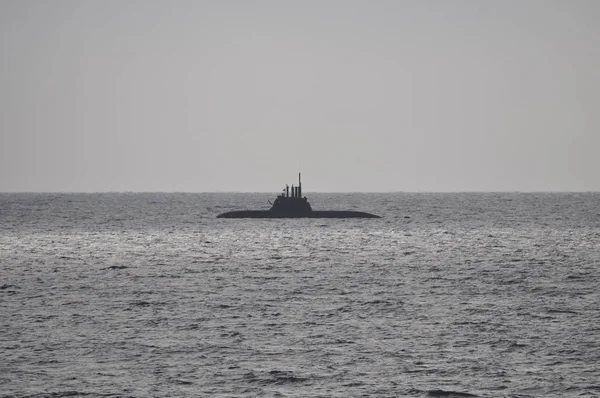 Beautiful Warship Sea — Stock Photo, Image