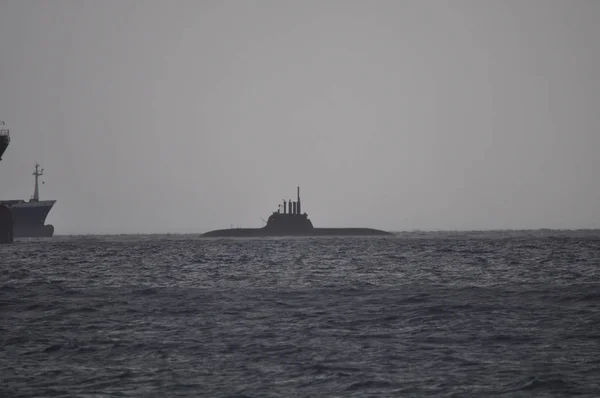 Beautiful Warship Sea — Stock Photo, Image