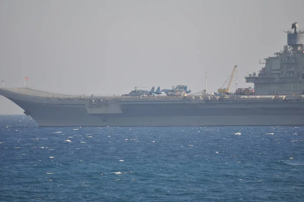 Beautiful Warship Sea — Stock Photo, Image