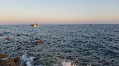 Açık denizde güzel tekne