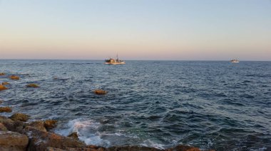 Açık denizde güzel tekne