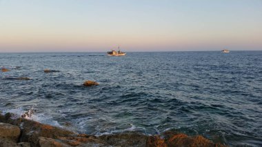 Açık denizde güzel tekne