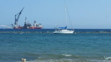 Açık denizde güzel tekne