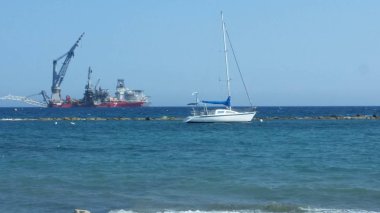 Açık denizde güzel tekne