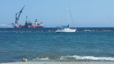 Açık denizde güzel tekne