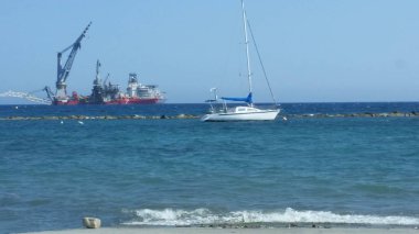 Açık denizde güzel tekne