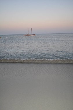 Açık denizde güzel tekne