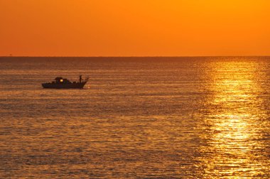 Açık denizde güzel tekne