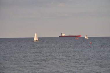 Açık denizde güzel tekne