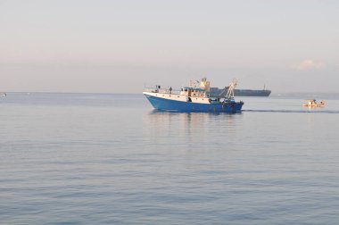 Açık denizde güzel tekne