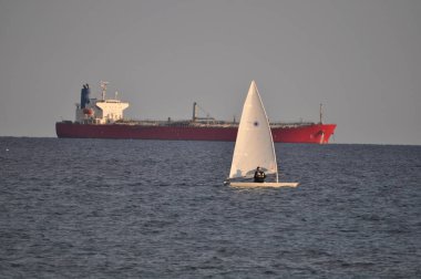 Açık denizde güzel tekne