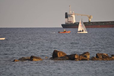 Açık denizde güzel tekne