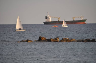 Açık denizde güzel tekne