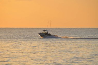 Açık denizde güzel tekne
