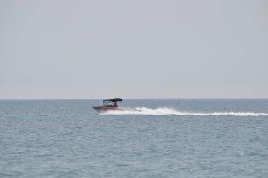 Açık denizde güzel tekne