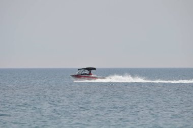 Açık denizde güzel tekne