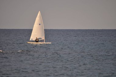 Açık denizde güzel tekne